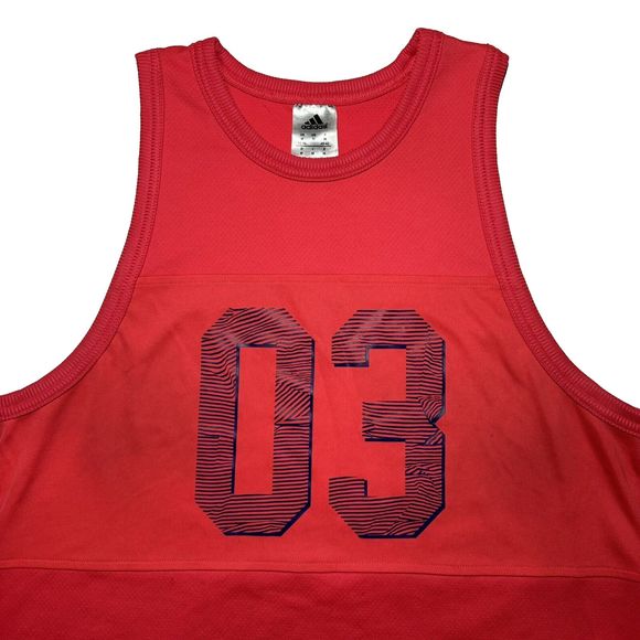 ADIDAS Womens Tank Top Activewear Pink Peach 03 Zebra print Size Medium - Picture 3 of 9